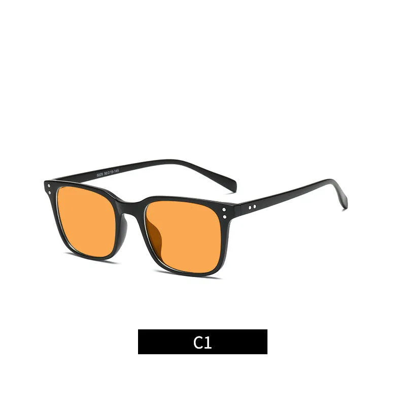 Orange anti-blue light glasses with TR90 frame in multiple colour options