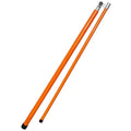 Telescopic fibreglass truck height measuring rod with clear scale, shown extended to full height.