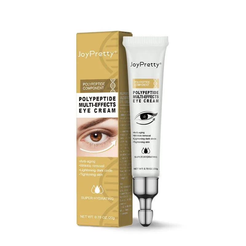 Anti Dark Circle Eye Cream jar with 20g peptide formula for reducing puffiness and lightening dark circles