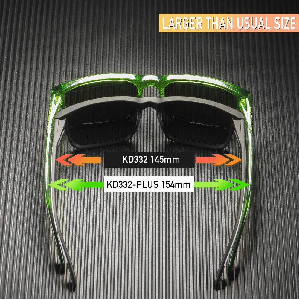 Square frame polarised sunglasses with TAC lenses available in multiple colours