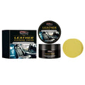 100g leather cleaning cream bottle with beeswax formula and cleaning sponge