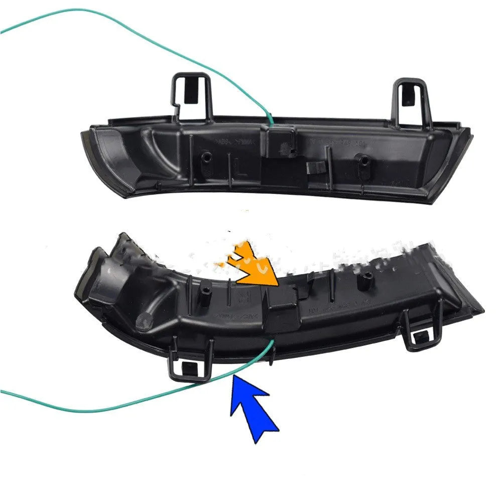 Automobile running water steering light unit for Volkswagen Golf 5 with sequential LED turn signals