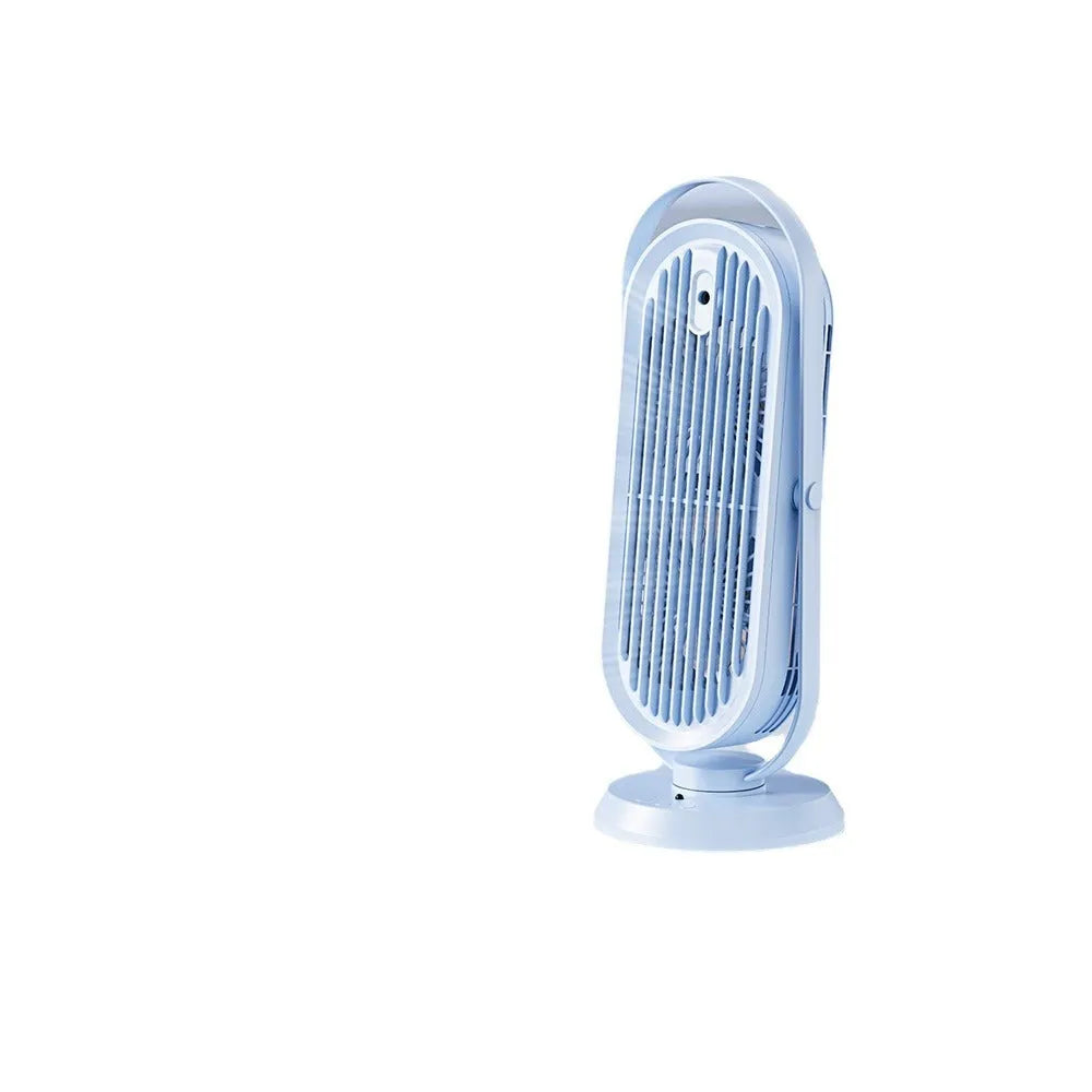 USB tower fan with humidifier in modern design on desktop