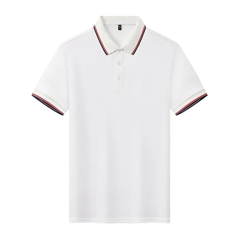 Ice Ion lapel short sleeve polo shirt in a straight pullover style, shown in multiple colour options.