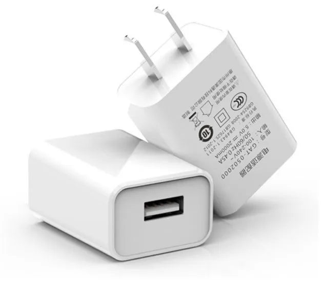 5V1A charging head power adapter with 3C certification, Android USB cable, and national standard power line.