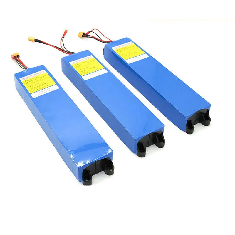 36V lithium battery pack for electric scooters with capacity options of 6.6A, 7.8A, or 10.4A