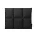 Soft and fluffy laptop sleeve in black or khaki with retro sewing thread details, sized for 13-15.6 inch devices