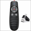 Dual receiving laser pointer remote control in black or white with ABS ROHS housing for presentations