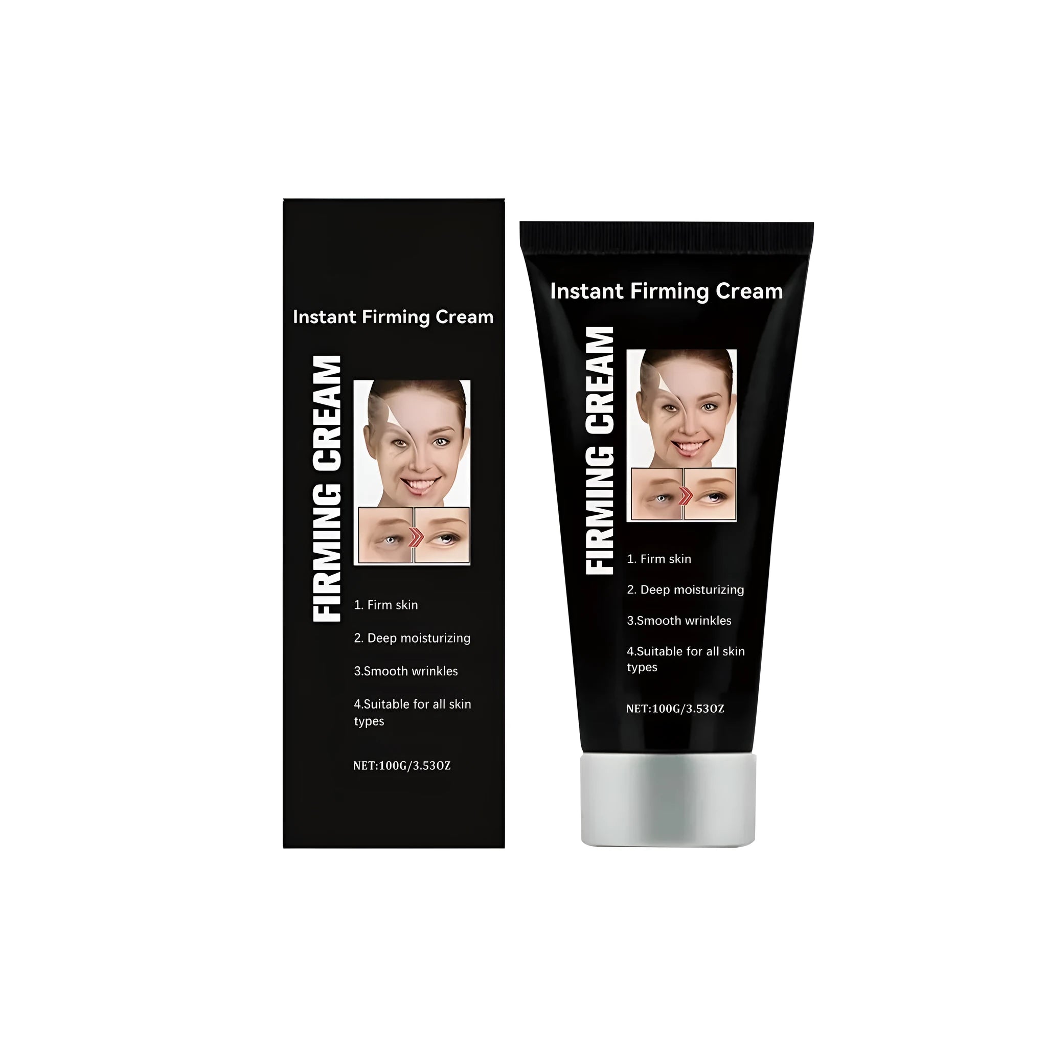 100g jar of anti wrinkle firming moisturising cream with Vitamin C and E