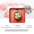 Panda hot pot shaped car air freshener diffuser mounted on a car vent with diatomaceous earth fragrance tablets