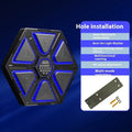 Electronic boxing wall target with music rhythm feedback system for home training