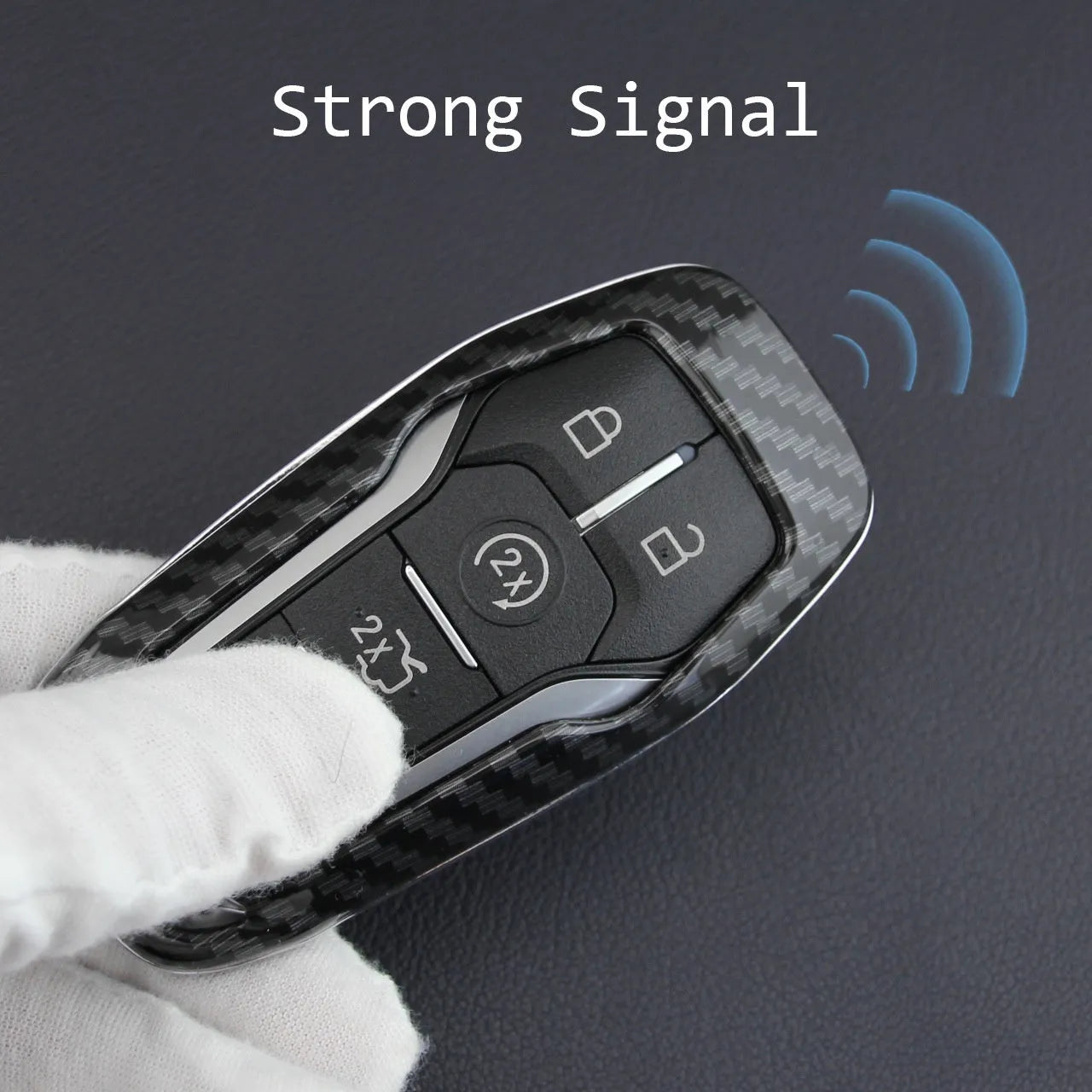 Remote control protective shell for car keys in plastic, showing single shell and buckle variants