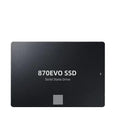 Samsung 870 EVO 2.5-inch SATA III solid-state drive for internal computer storage upgrade.