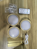 Magnetic LED painting light strip with remote control in black, white or gold colour
