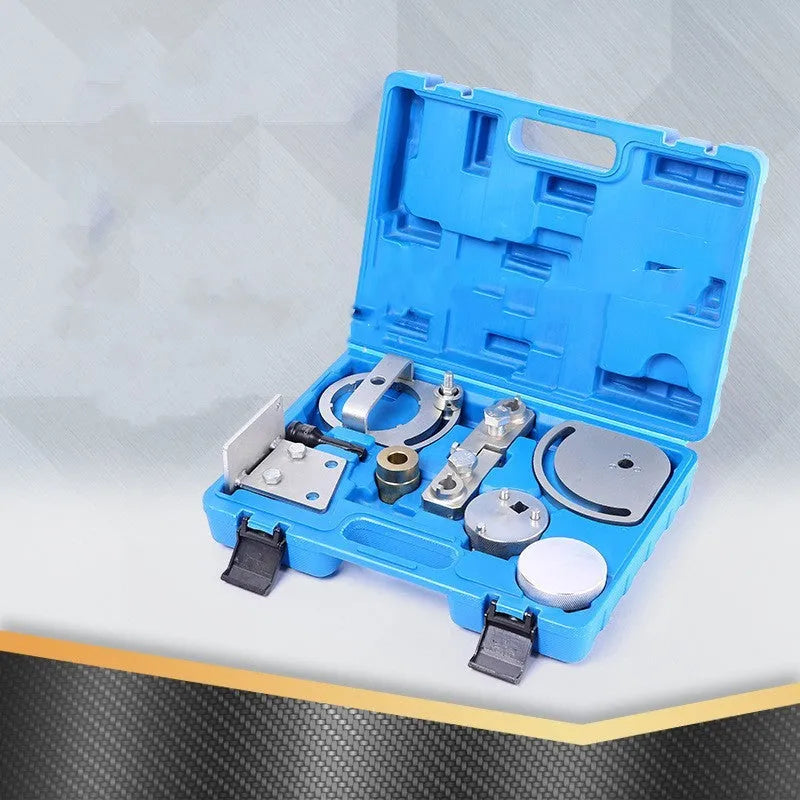 Land Rover Rover 2 Volvo T6 engine timing tool set with 8 carbon steel pieces for camshaft alignment