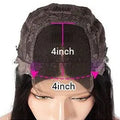 Real human hair gradient wig in Ruili style on a mannequin head, showcasing the lace front and length options.