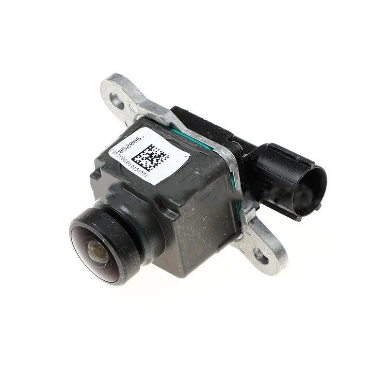 Black plastic rear view reversing camera for Dodge trucks with rotating lens adjustment