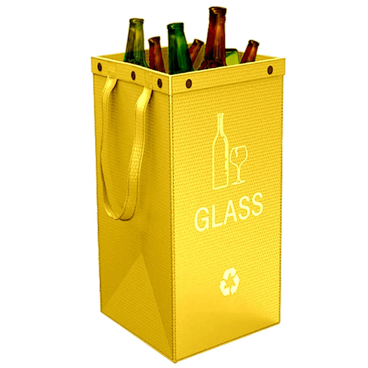 40-litre waterproof handbag with waste segregation compartments measuring 30x50x30cm in PP material