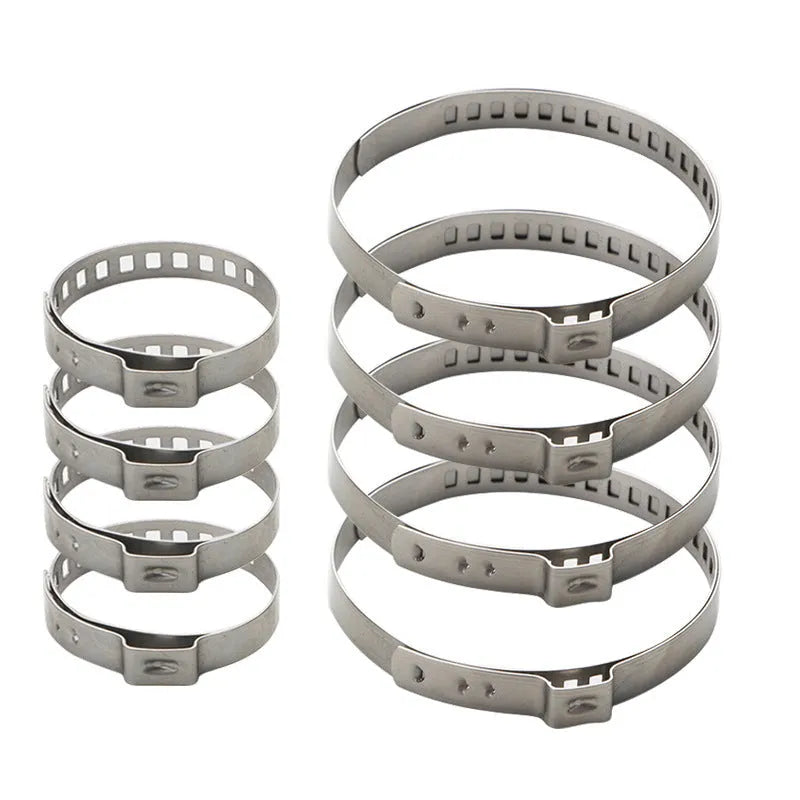 Cage plier and cutting plier set with eight hose clamps for single ear infinite clamp car maintenance