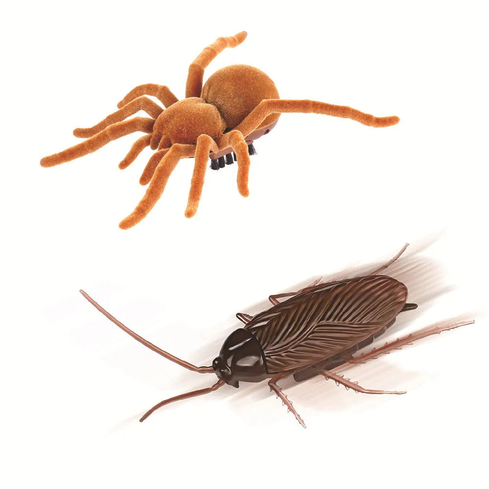 Electric vibration walking toy for pets in cockroach, tarantula, mouse, or dragonfly designs
