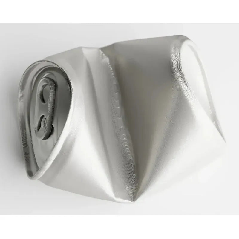 Silver soda can-shaped 3D-printed PLA mobile phone holder desk ornament for party gifting