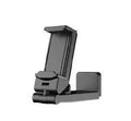 Foldable rotating phone holder in black, green, or grey, showing 360-degree adjustment and compact design
