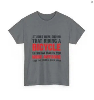 Grey women's short sleeve cotton t-shirt with printed design, showing pullover style and regular sleeve length