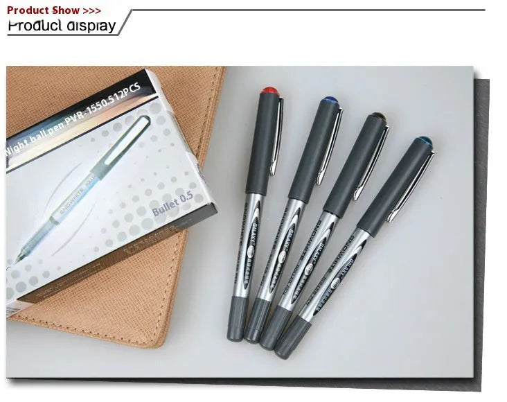 0.5mm water-based quick-drying signature pen set with multiple colour options in plastic shell