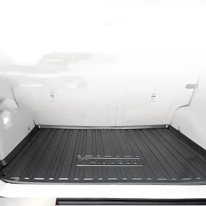 Black carbon fibre pattern TPE car boot liner for vehicle trunk protection