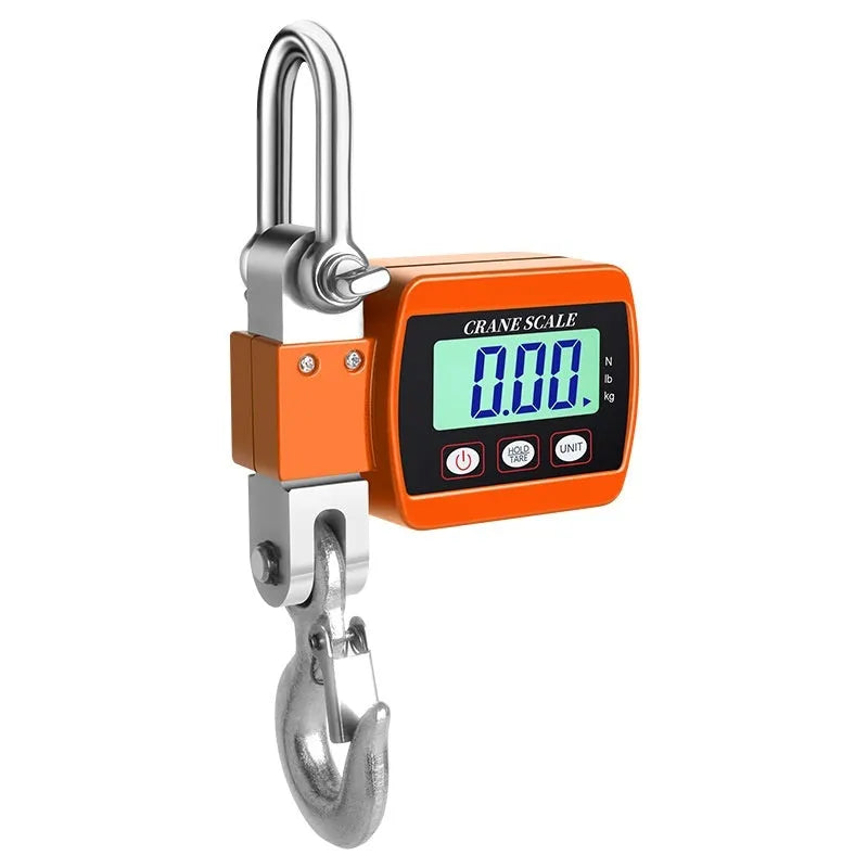 Electronic hook scale digital display portable weighing device
