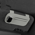 Automotive sun louver storage multifunctional card holder in first-layer cowhide with snap-on installation and glasses clip