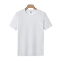 Unisex loose fit cotton t-shirt in multiple solid colours with short sleeves for summer wear