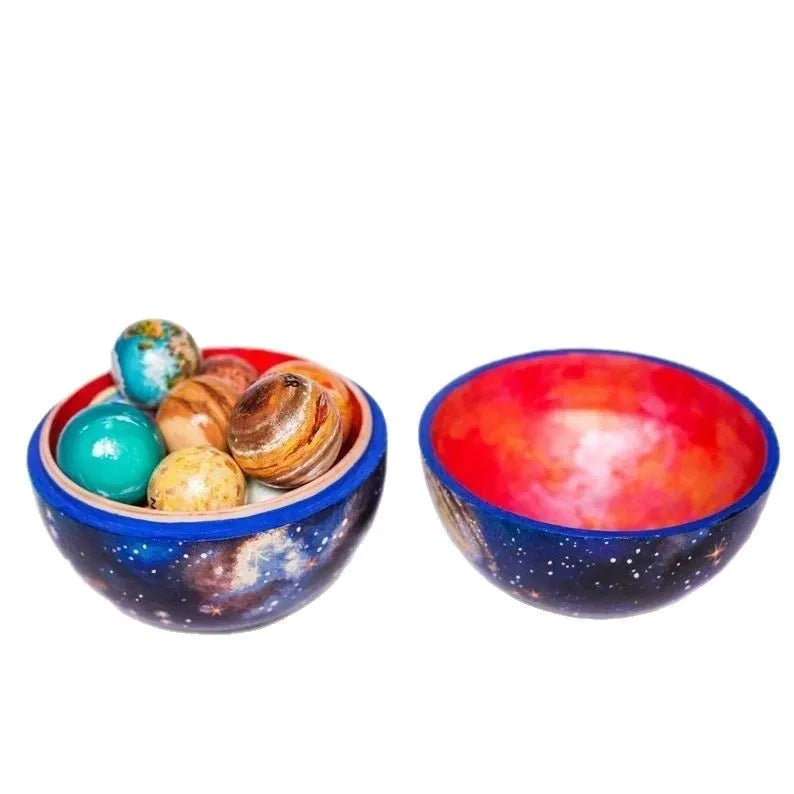 Planet sun world model plastic resin craft ornament in Planet colour with modern simplicity style