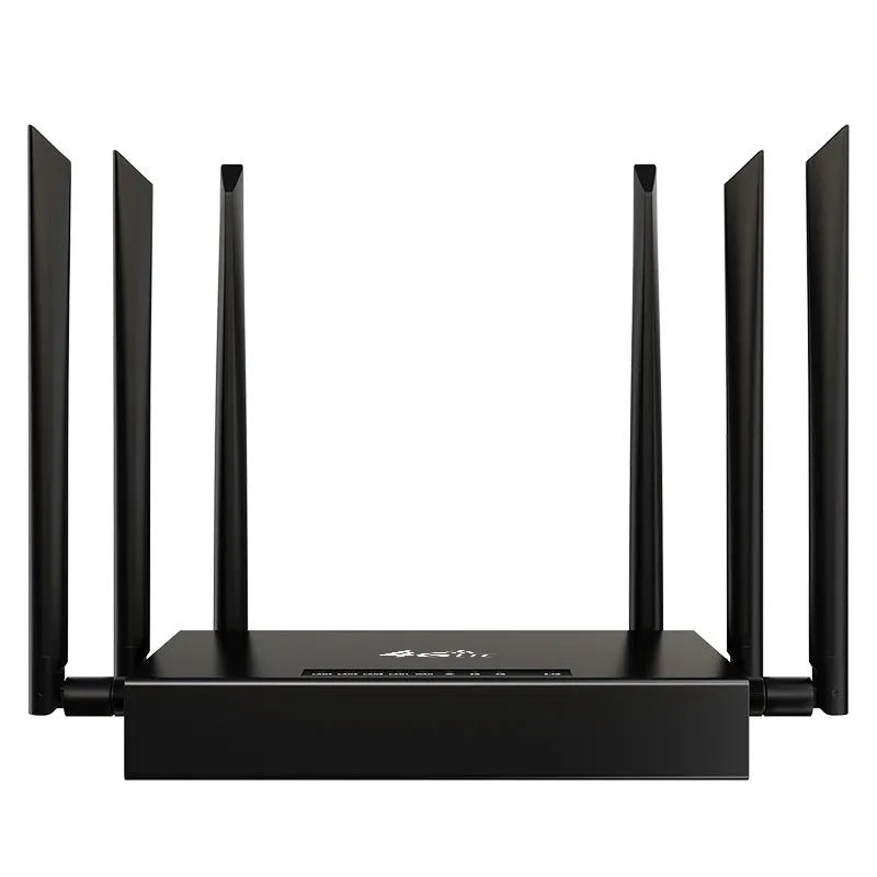 Industrial metal 4G router with dual power options and optional twin antennas