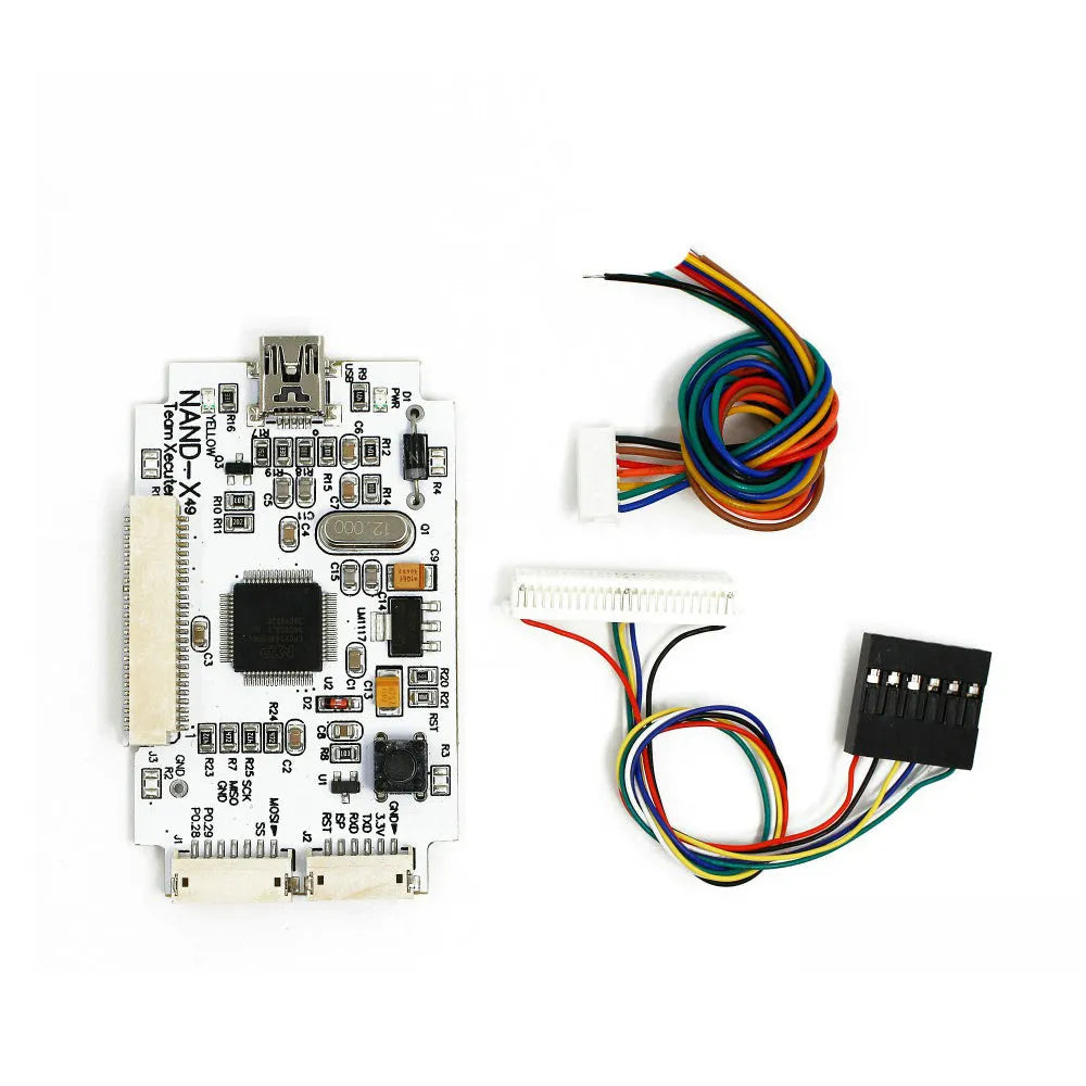Simplified Xbox 360 brush chip tool kit with USB cable for console modification