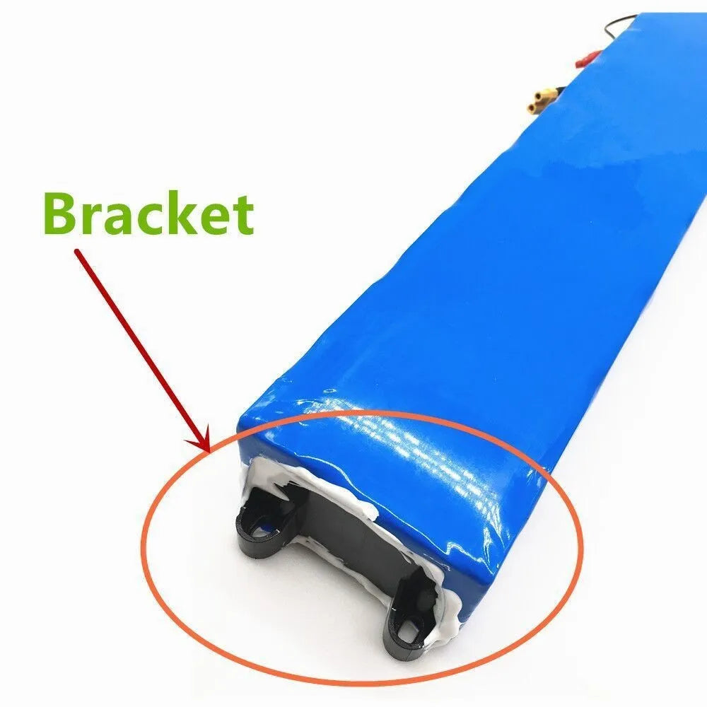 Blue 36V 30000mAh 10S3P electric scooter battery pack with XT30 or DC connector and 42V 2A charger.