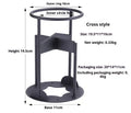 Manual high carbon steel wood splitting tool, wall-mounted log splitter in 19cm to 41cm sizes