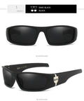 Bandit style polarised sunglasses with PC lenses in hip hop fashion design