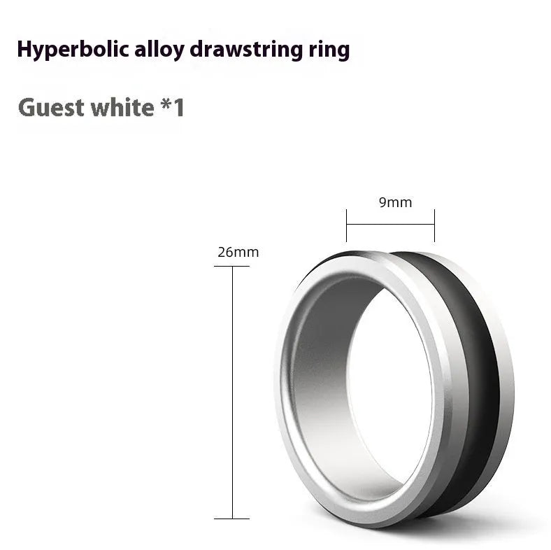 Alloy fishing hand guard tool with non-slip pull loop in orange and silver colour options
