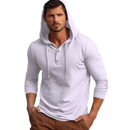 Youth sports hoodie top in 100% cotton with long sleeves, available in dark blue, apricot, black, blue, white, light green.