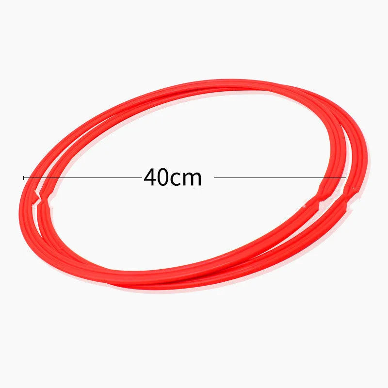 40cm red yellow blue PP agility training ring for football and ball sports