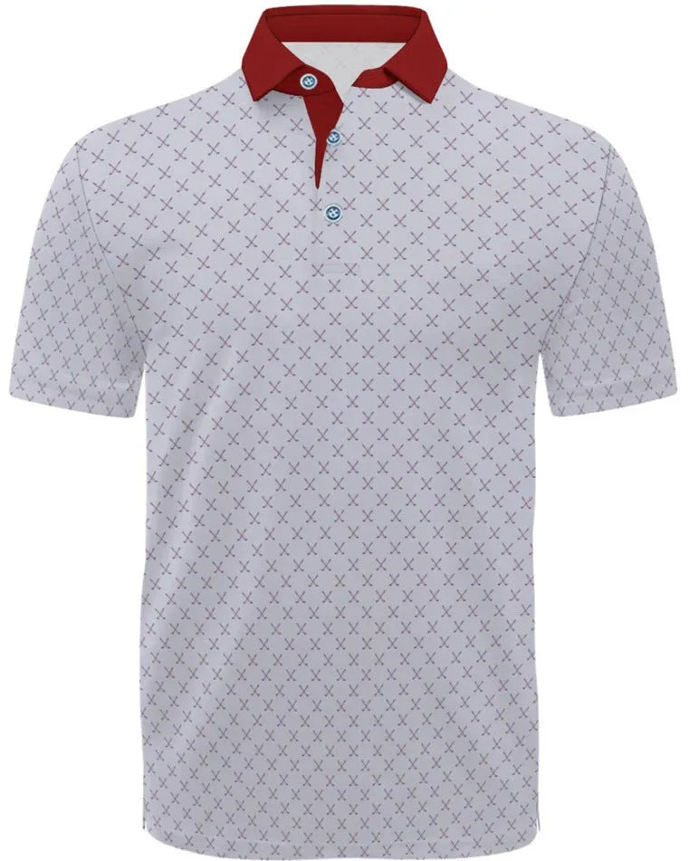 3D printing men's short sleeve t-shirt with zipper decorations on mesh fabric in Japanese retro style