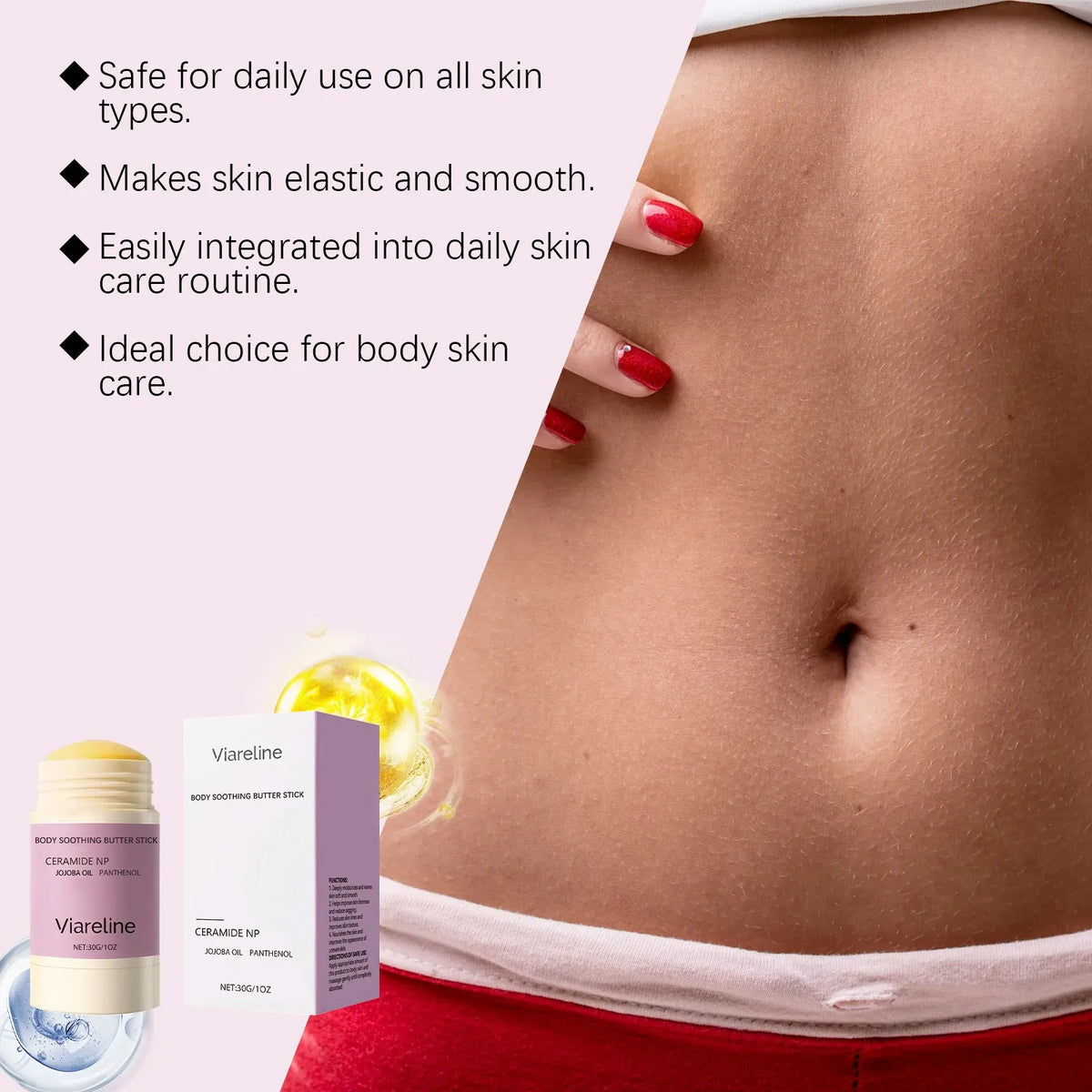 30g anti-wrinkle firming body soothing stick with natural oils