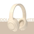 DR58 Bluetooth wireless headset with noise reduction in black, pink, or white colour options