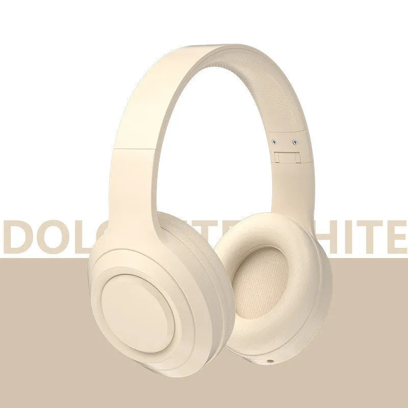 DR58 Bluetooth wireless headset with noise reduction in black, pink, or white colour options