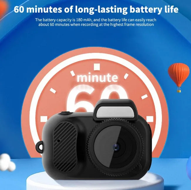 Black Y3000 HD outdoor sports camera with 0.96-inch display screen showing recording interface