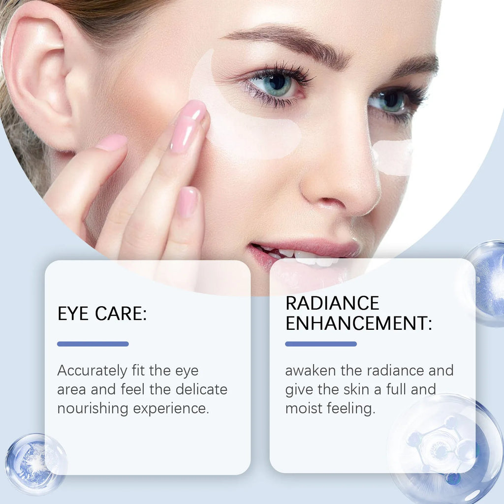 Elastic eye care microneedle patch for wrinkle treatment around eyes