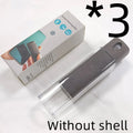 Portable screen cleaner kit with spray bottle and microfiber wipe for electronic displays