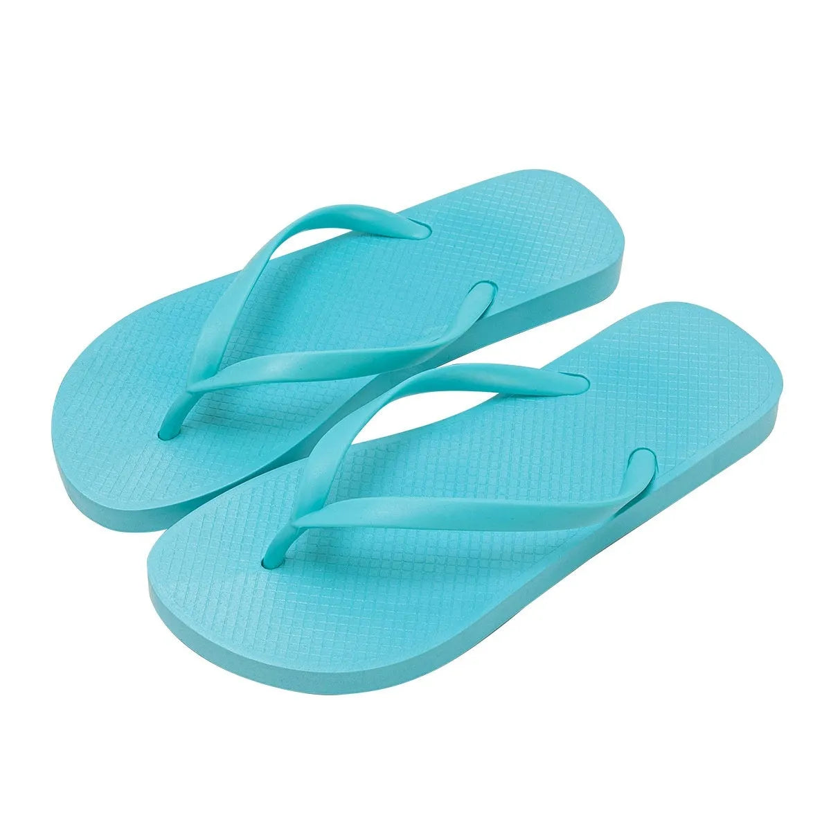 Foldable beach slippers with non-slip PVC soles and hollow-out plastic uppers in orange, purple, black, or white