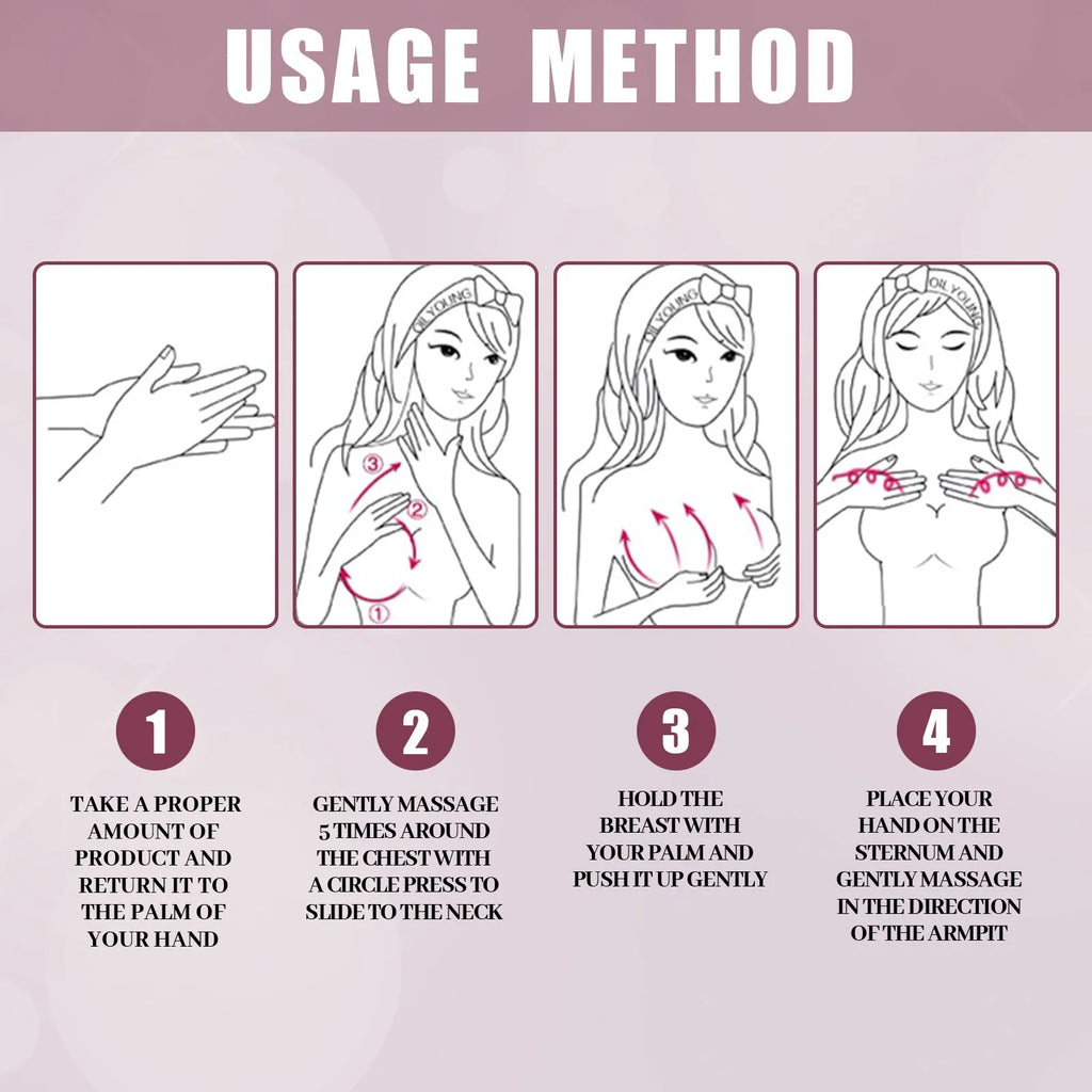 White 50g breast firming cream for lifting tightening and plumping, 5x4.2cm cosmetic body cream